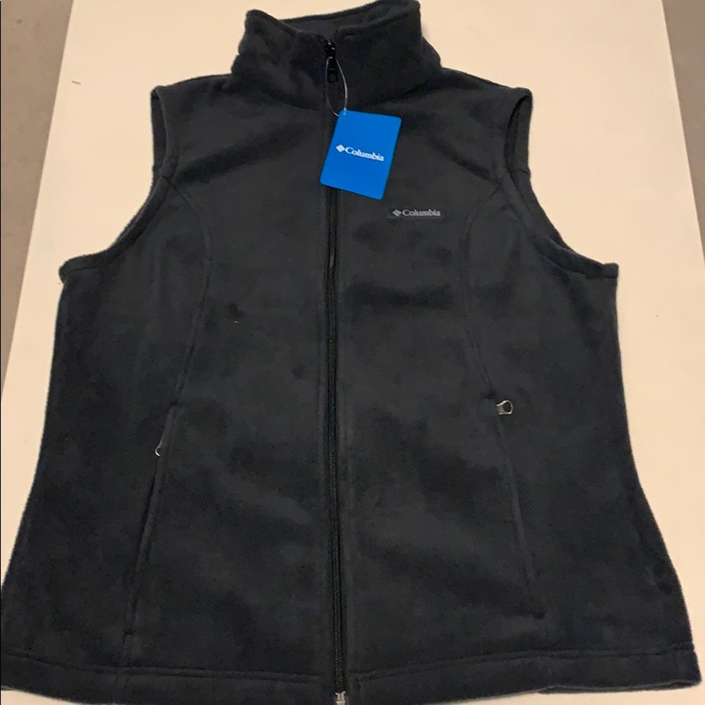 Columbia Black Fleece Vest